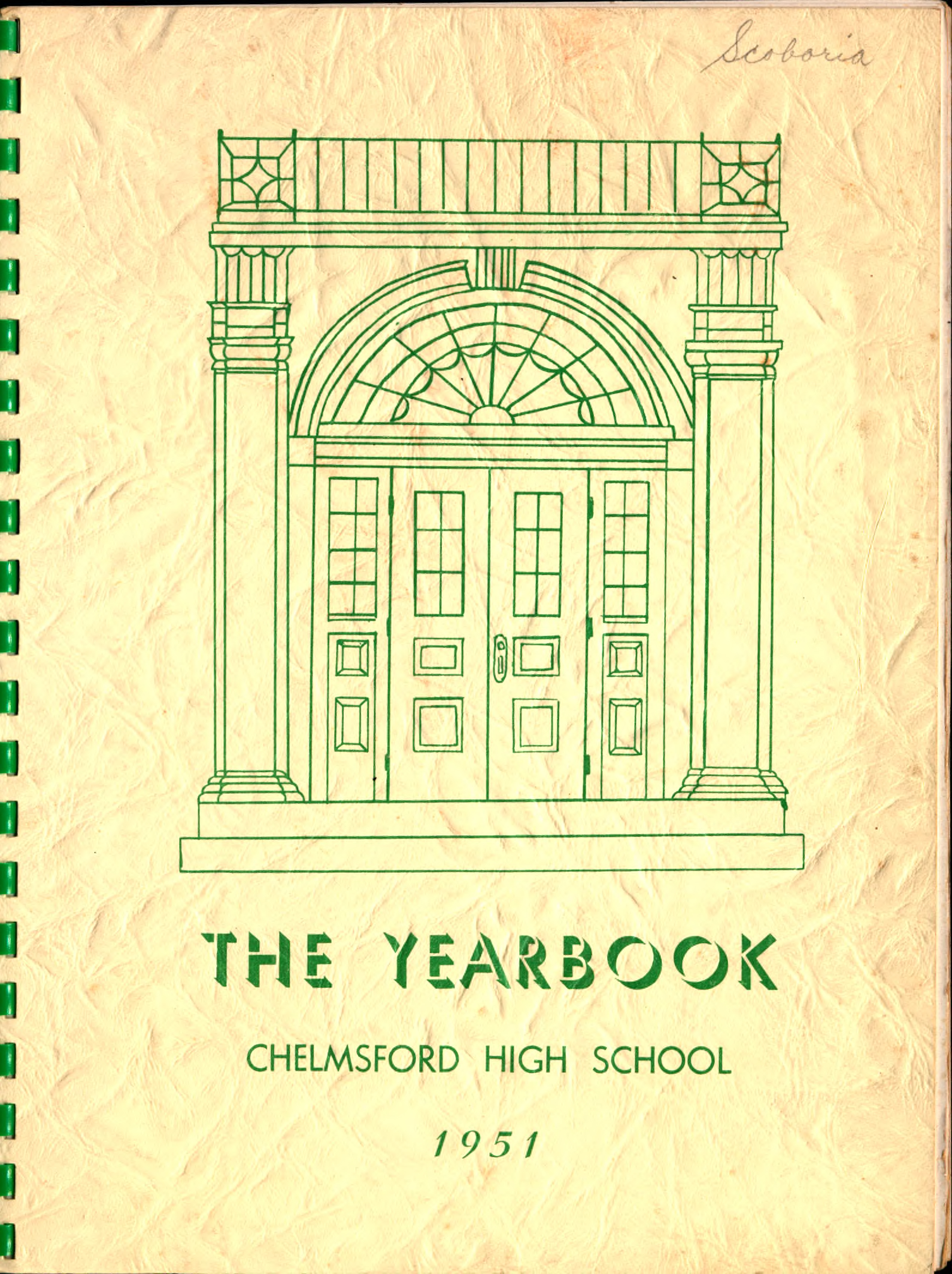 1951 Chelmsford High Yearbook 1