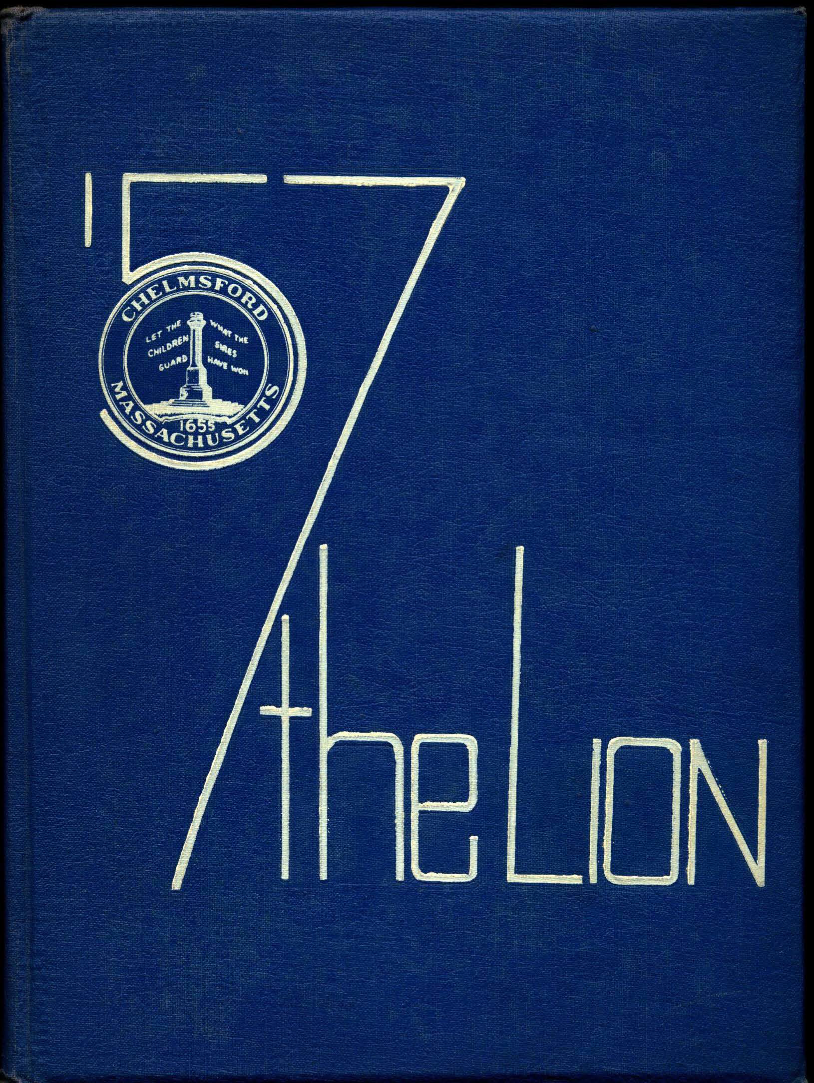 1957 Chelmsford High Yearbook 1