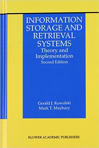 Information Storage and Retrieval Systems