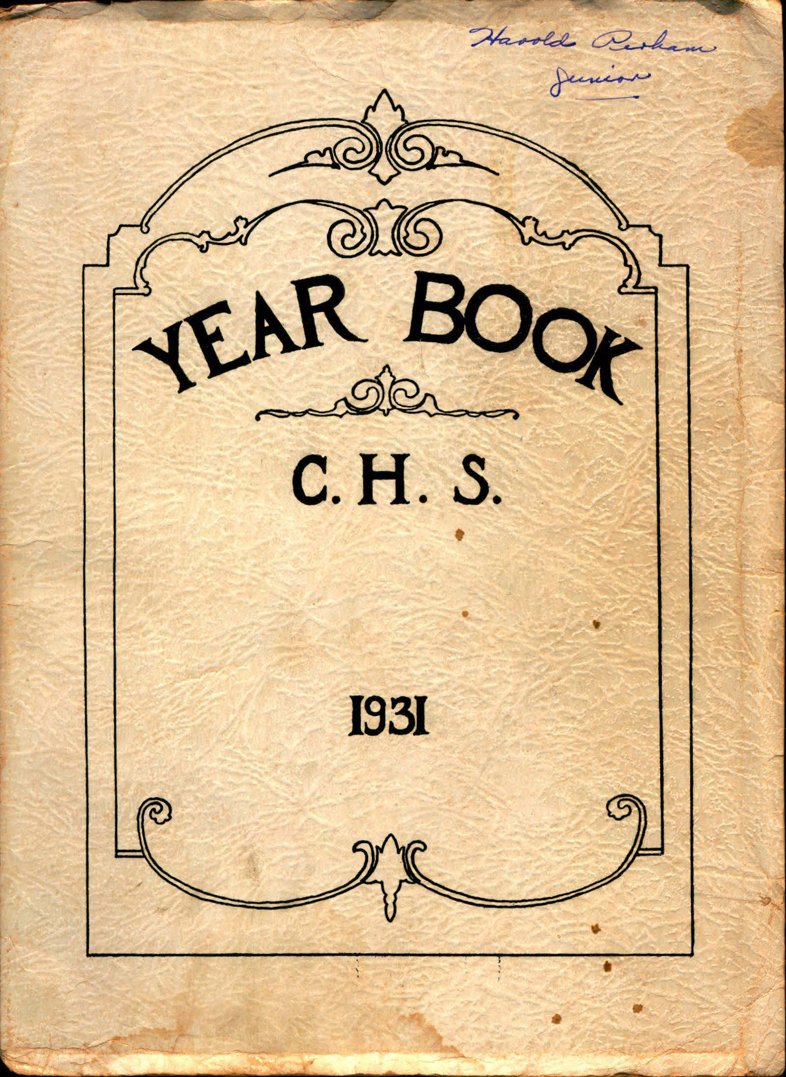 1931 Chelmsford High Yearbook 1