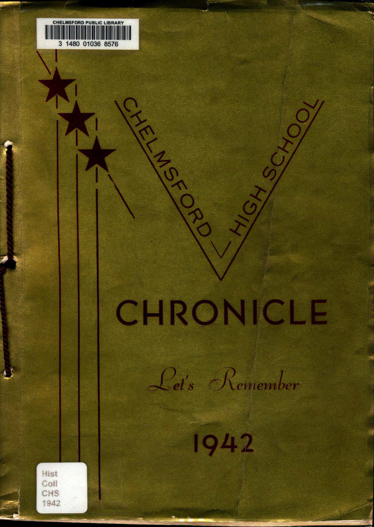 1942 Chelmsford High Yearbook 1